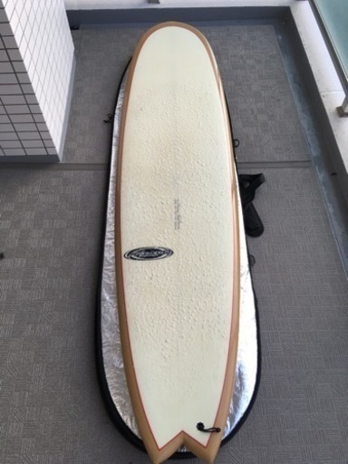 【受付終了】★ロングボード★ウェットスーツ、フィン、カバー　セット（リーシュコード無し）