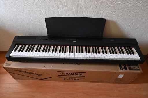 ヤマハ YAMAHA 電子ピアノ Pシリーズ 88鍵盤 ブラック P-125B