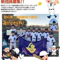 厚木市小学生ソフトボールチーム募集