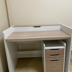 (最終値下げ‼︎)学習机/パソコン机/ワゴンデスク