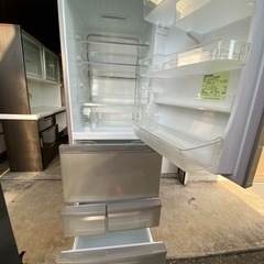 東芝　冷凍冷蔵庫　426L　5ドア　右開き　自動製氷　2013