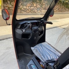 EVトゥクトゥク　オレンジ　新品　未乗車の画像