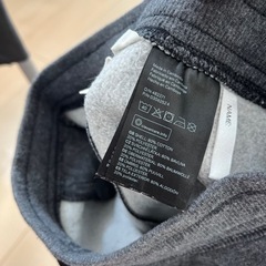110 H&M 裏起毛　パンツ　ズボン　スウェット　ジョガーパンツの画像