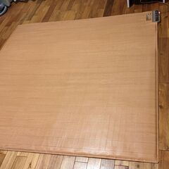 中古　Panasonic フローリング柄ホットカーペット（2畳）