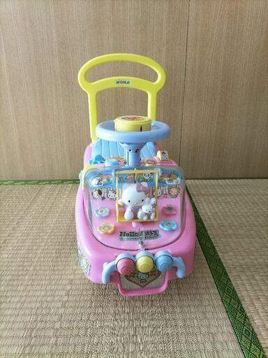 ⭐値下げします⭐SANRIOキティちゃん☆手押し車、知育玩具