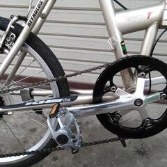 KHS F20-T 折りたたみミニベロ 20インチ 8段変速 シルバー 配送無料