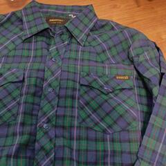 チェックシャツ　XL