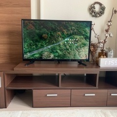 伸縮可能　テレビ台　ローボードの画像