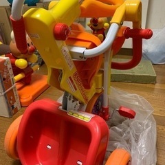アンパンマン　三輪車　手押し付きの画像