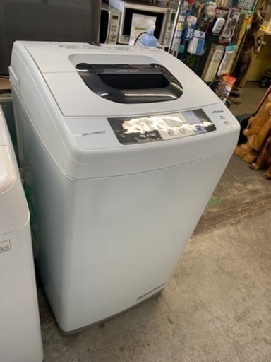 2017年　美品　HITACHI 5㎏! 高濃度洗剤液で洗う「2ステップウォッシュ!!」洗濯機【NW-50B】