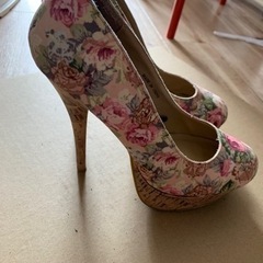 Forever21  ハイヒール  花柄パンプス