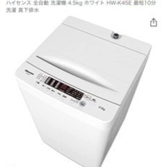 2021年購入 洗濯機 ハイセンス Hisense 1～2人用 ...