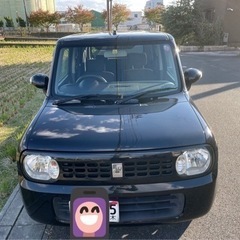 スズキ　ラパン　車検取り立て　即乗れる　ナビ　ブラック　キーレスの画像