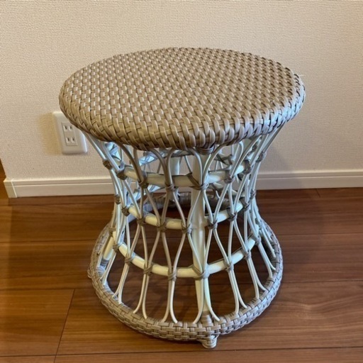 籐　スツール　アスプルンド購入品