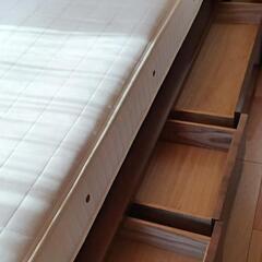 セミダブルベッド、マットレスの画像