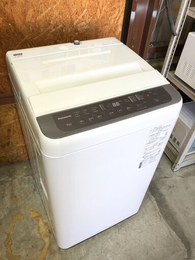 【動作保証あり】Panasonic パナソニック 2021年 NA-F70PB14 7.0kg 洗濯機【管理KRS419】