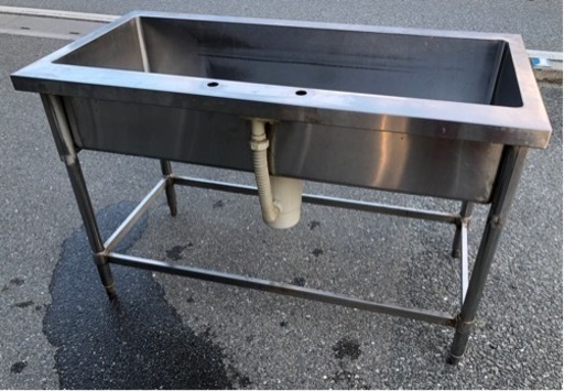 ⭐︎中古品　1槽シンク　1200×600×810mm  厨房機器⭐︎