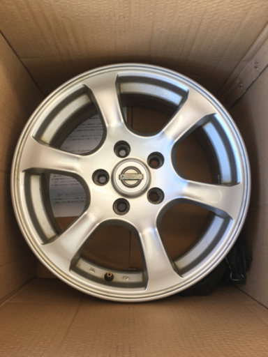 【売約済】日産 純正アルミホイール 16×6 1/2JJ×4本(ナット付)
