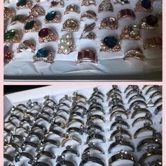 指輪 大量 ファッションリング セット売り ユニセックス レディース リングの画像