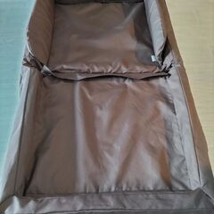 お値下げ ベビーベッド ファルスカ farska コンパクトベッド ラージサイズ オーガニック用 モカ 茶の画像