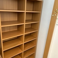 棚　大容量　木製本棚　ブックシェルフ　収納ボックス　
