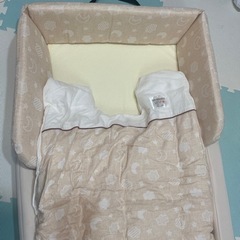 持ち運びベビーベッドの画像