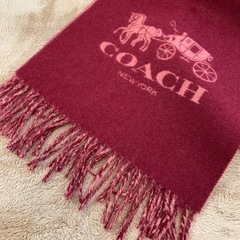 COACH/マフラー/美品の画像