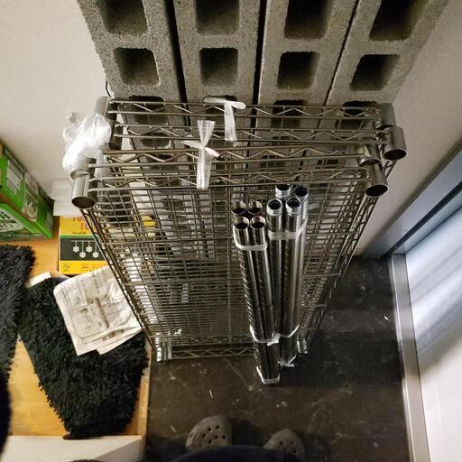 180㎝四段メタルラック