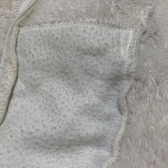 もこもこパーカー　白　女の子　110サイズの画像