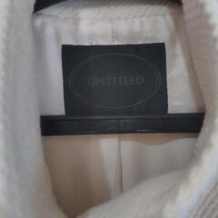 【良品】UNTITLED　コート　アンゴラ入りの画像