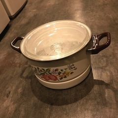 【未使用】ホーロー鍋