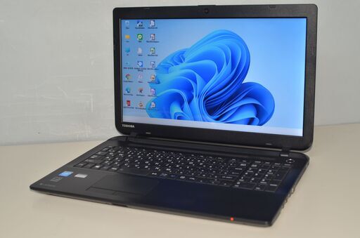 中古良品 Windows11+office 爆速SSD128GB 東芝 BX/35NB Celeron/メモリ4GB/15.6インチ/DVDマルチ/HDMI/無線内蔵/カメラ内蔵/便利なソフト
