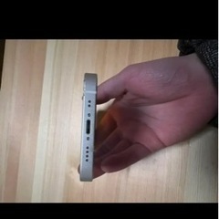 再出品　iPhone12miniSIMフリー　アップルレザーカバー付の画像