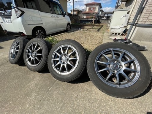 165/65/r14スタッドレス4本セット ルーミー タンク トール