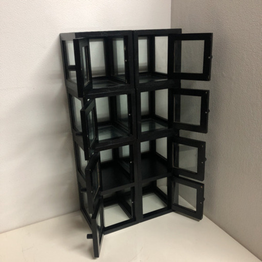 ガラス ショーケース ALL BLACK 引き取りに来てくださる方！1名様限定!!