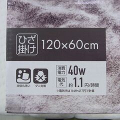 ヤマゼン YAMAZEN 電気ひざ掛け YZ-01A 美品【モノ市場 東海店】139の画像