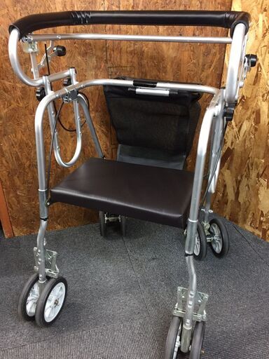 ※販売済【003】アシストシルバーカー ニューデラックス H0080（コの字ハンドブレーキ付）五十畑工業 TOKYOSWAN