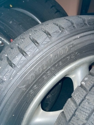 軽14インチ　４本ホイール付きスタットレスタイヤ美品