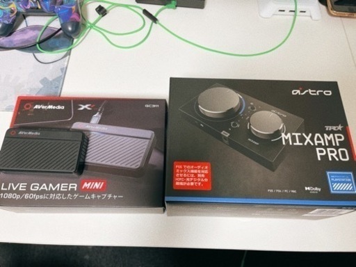 本日のみpc機器アンプAstro AMP と ゲーム用キャプチャーボード