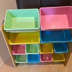 【決まりました】おもちゃ収納ラック