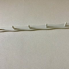 壁掛けハンガー　木製　白