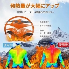 【冬セール】2022強化版 電熱ベスト 新品未開封！XLサイズ　の画像