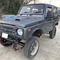 ジムニー　Ja11改　128,000Km マニュアル車　赤ヘッド