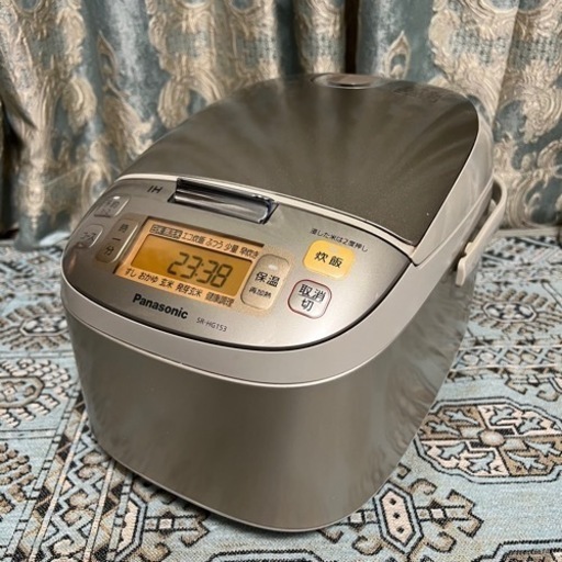 【 中古 】パナソニック SR-HG153 IHジャー炊飯器 生産終了 0.5〜8合