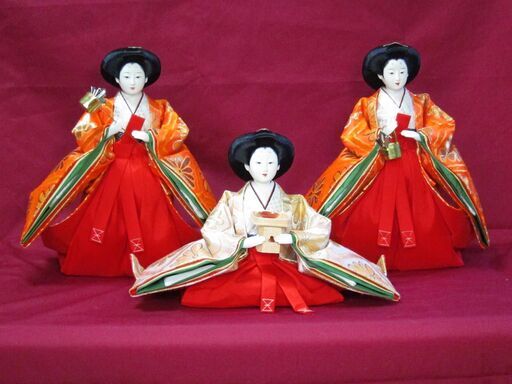 お雛様 ひな人形 雛祭り 五人囃子 三人官女 仕丁 随身 小道具付 お雛様 ひな人形 雛祭り 五人囃子 三人官女 仕丁 随身 小道具付