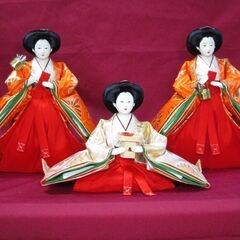 雛人形　ひな祭り　三人官女　五人囃子　随身　仕丁　十三人形　