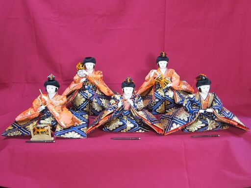 雛人形 ひな祭り 三人官女 五人囃子 随身 仕丁 十三人形