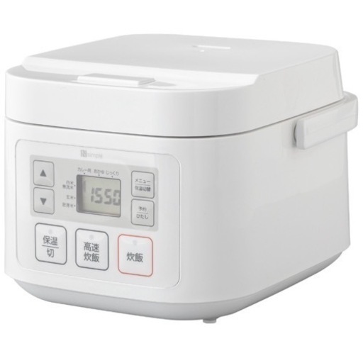 炊飯器 3合炊き　(3月26日、3月27日に取りに来れる方)