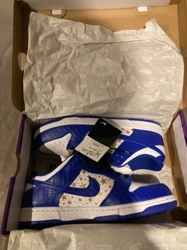Supreme nike SB dunk low 青　28cm