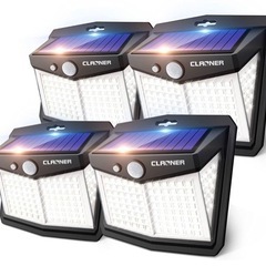 【新品】【4個 センサーライト】128LED ソーラーライト 屋...